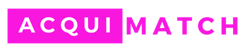 1.2 Primary Horizontal AcquiMatch Logo on dark background